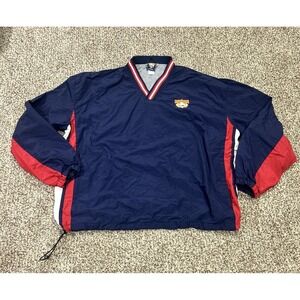 Cooperstown Dream Park Pullover Men 2XL Long Sleeve Warm Up Jacket Windbreaker